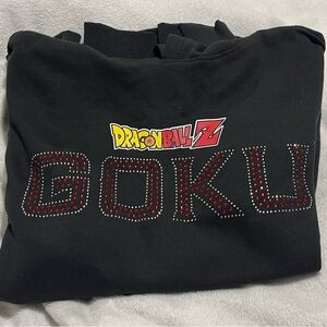Dragon Ball Z Goku Crewneck Sweatshirt - Black with Red Accent